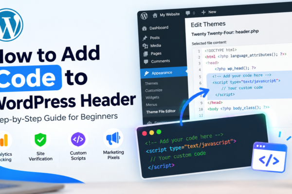 How to Add Code to WordPress Header