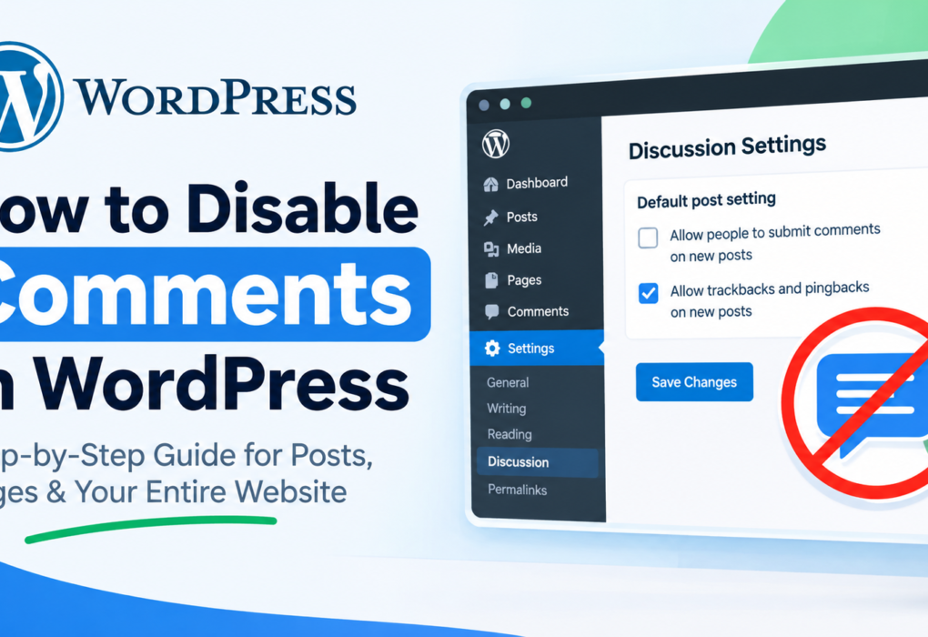 How to disable comments in WordPress
