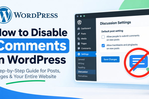 How to Disable Comments in WordPress