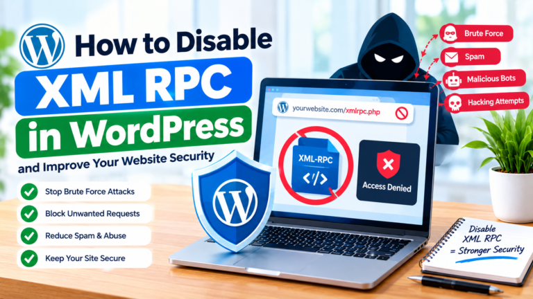 How to disable XML RPC in WordPress