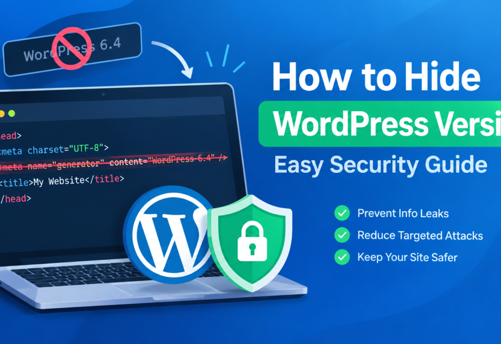 How to hide WordPress version from website source code