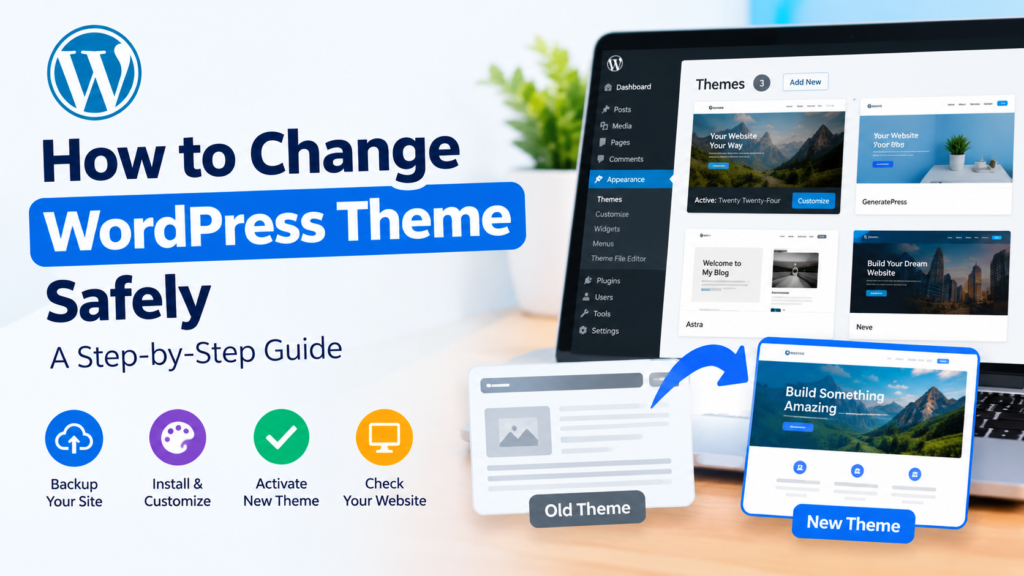 How to change WordPress theme