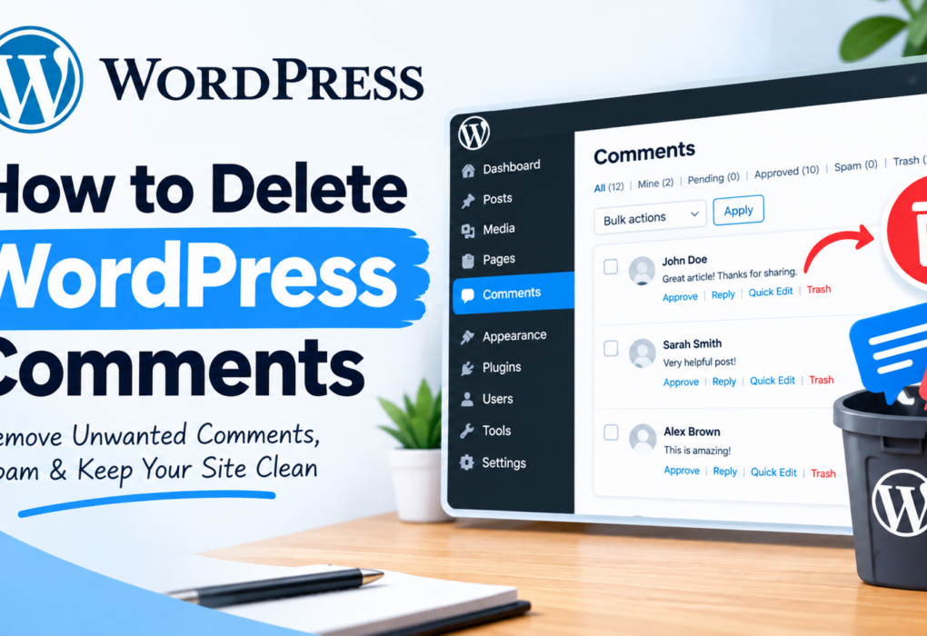 How to delete WordPress comments
