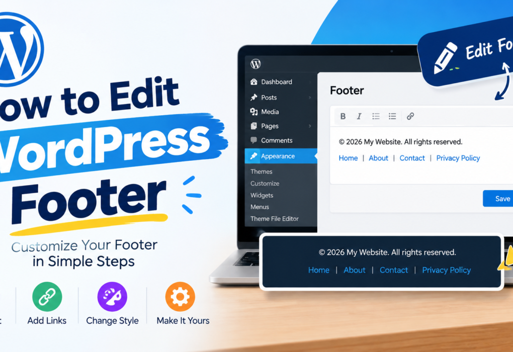How to edit WordPress footer