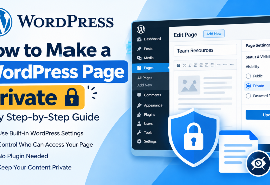 How to make a WordPress page private