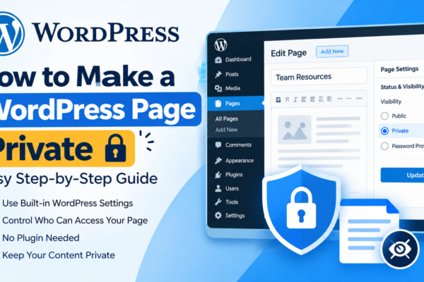 How to Make a WordPress Page Private
