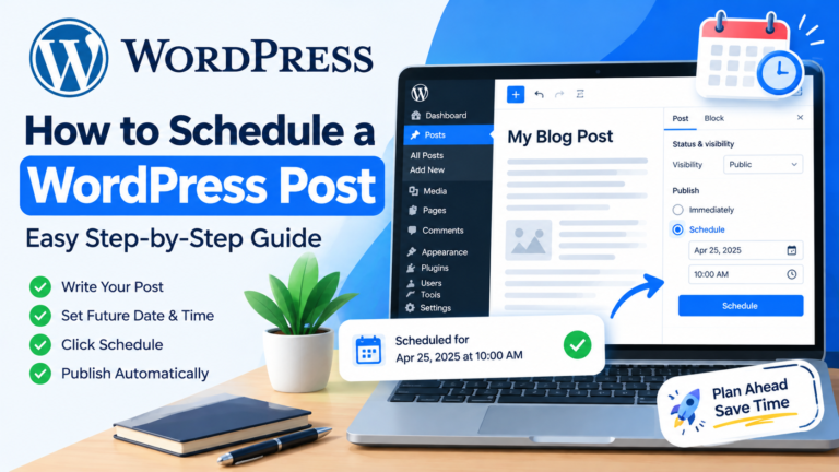 How to schedule a WordPress post for future publication