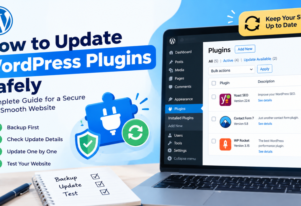 How to update WordPress plugins safely from the WordPress dashboard