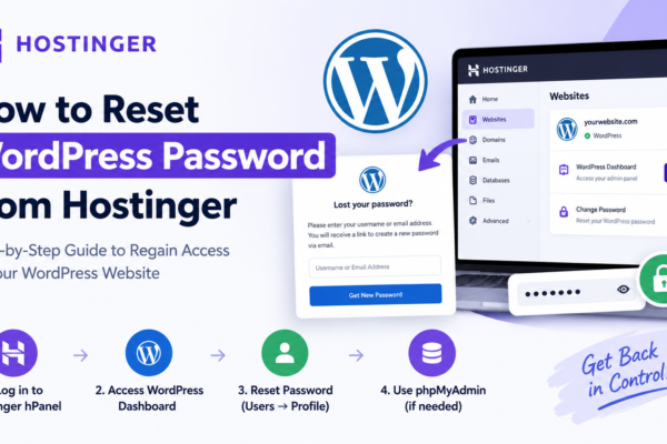 How to Reset WordPress Password from Hostinger