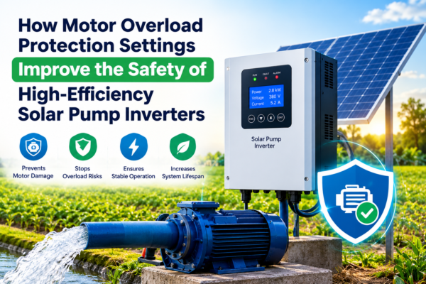 How Motor Overload Protection Settings Improve the Safety of High-Efficiency Solar Pump Inverters
